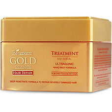 Biowoman Gold Essence for Hair Repair Treatment 250 ml. Thailand