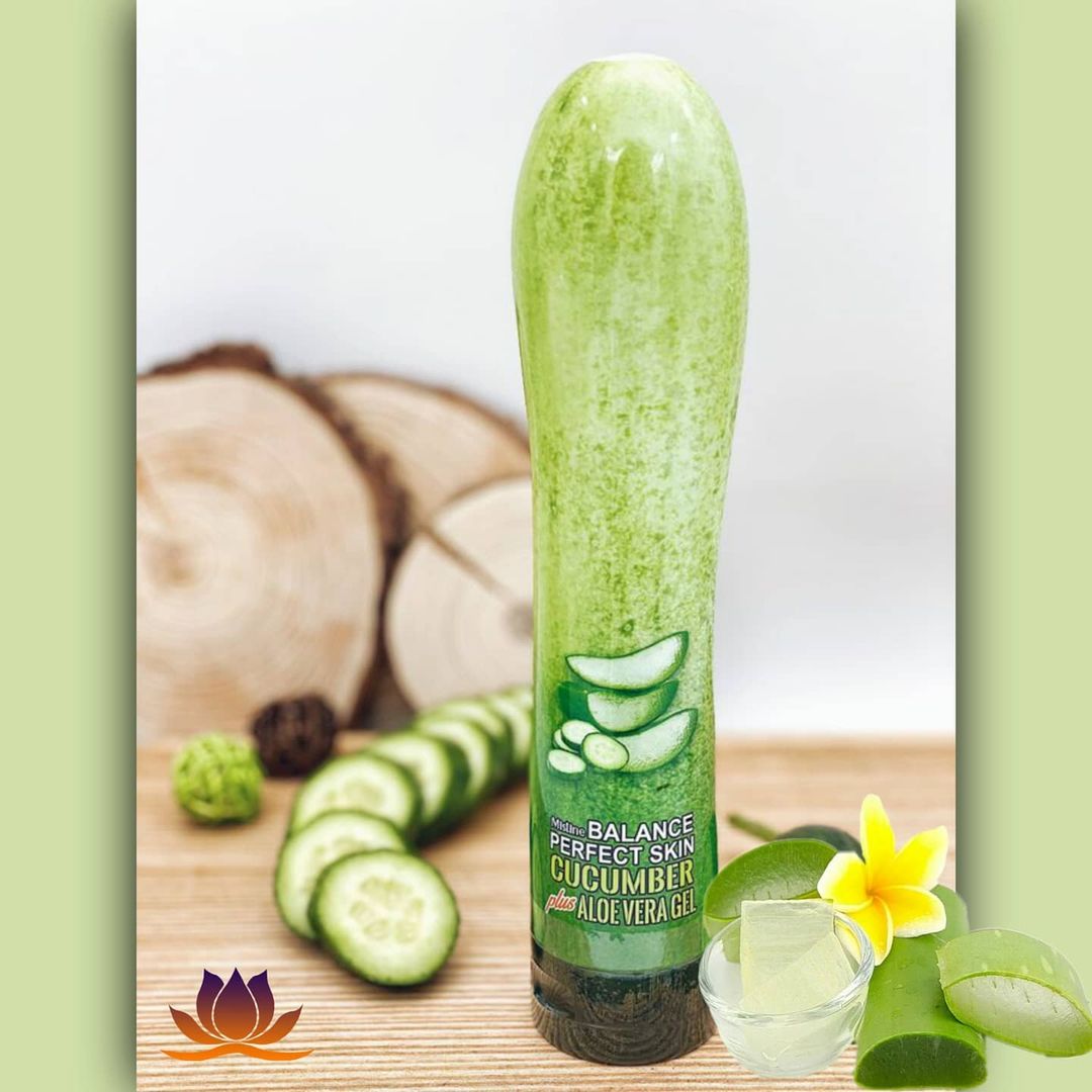 Натуральный увлажняющий гель для тела из Тайланда с огурцом и алоэ вера Mistine Cucumber & Aloe Vera Body Gel Moisturizing купить в Москве и Московской области.